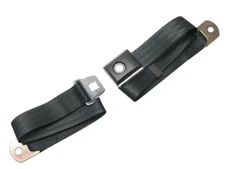 Mustang Seat Belt Lap Belt Style Push Button Black 64 65 66 67 68 69 70 71 72 73