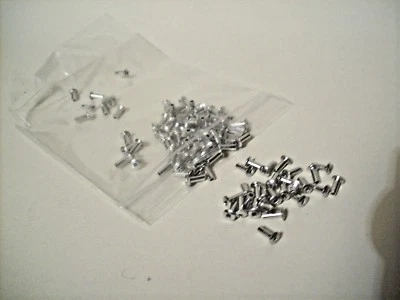 DINKY / CORGI 100 DIECAST CAR BASEPLATE REPLACEMENT RIVETS ( CORGI & DINKY ) ( A )