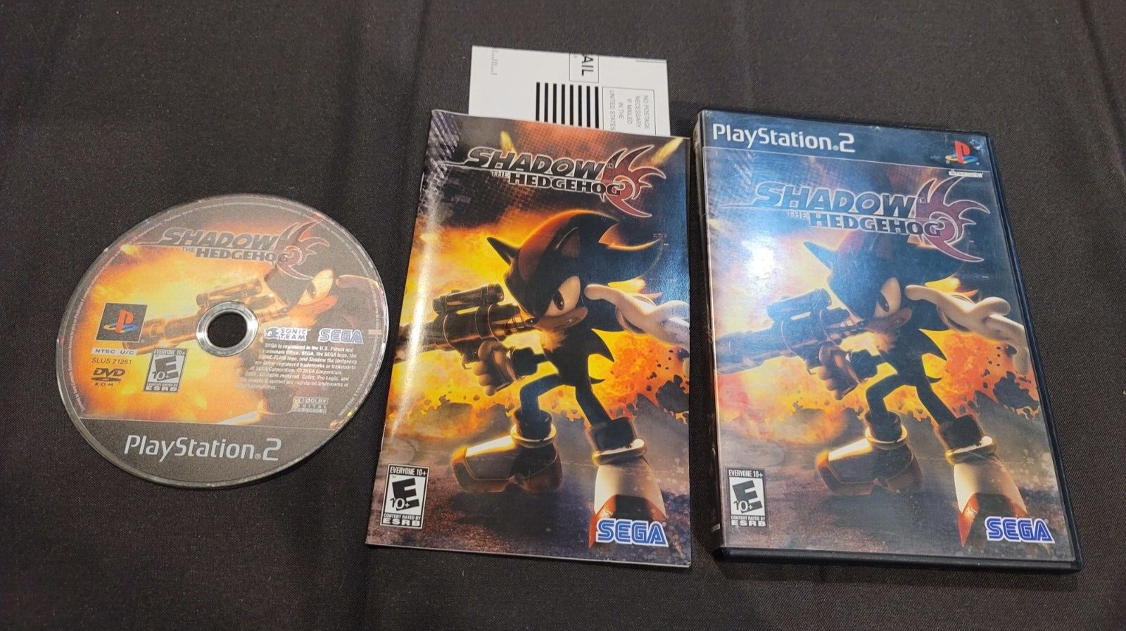 Shadow The Hedgehog PS2 CIB Complete Tested & Working 10086630879