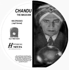 CHANDU, THE MAGICIAN - 166 Shows Old Time Radio In MP3 Format OTR 1 CD
