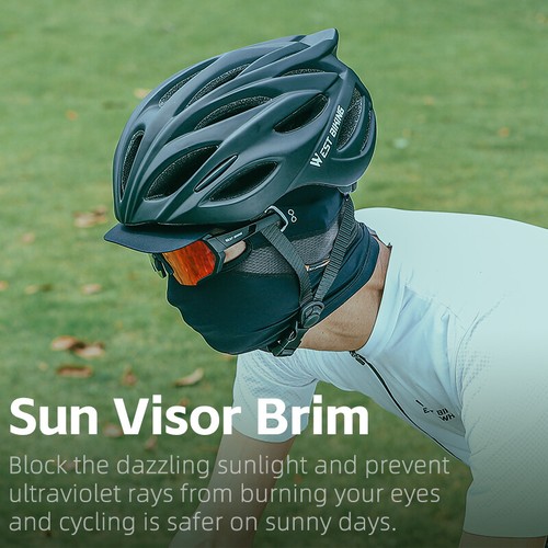 Gorra de Ciclismo de Verano Sombrero para el Sol Protección UV Máscara Facial Gorra Deportiva Prendas para la Cabeza con Ala - Imagen 10 de 21