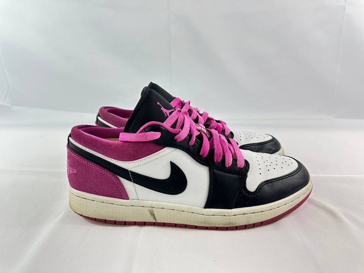 black pink purple jordans