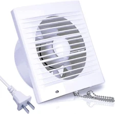 SAILFLO 4 Inch Wall-Mounted Exhaust Fan, 12W Ventilation Extractor with Anti-Bac