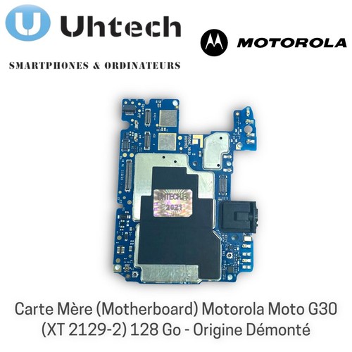 Carte Mère (Motherboard) Motorola Moto G30 (XT 2129-2) 128 Go - Origine Démonté - Photo 1 sur 4