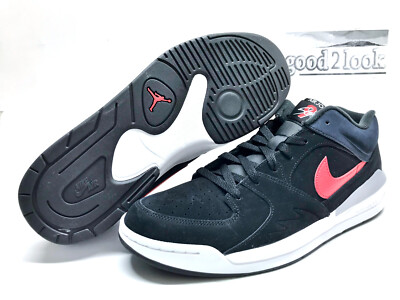 NIKE JORDAN STADIUM 90 BLACK/FIRE RED-WHITE SIZE MEN'S 14 [FZ4184