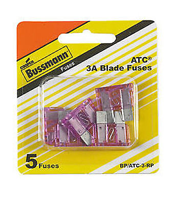 RV Trailer BUSSMANN Violet Blade ATC 3 Ampere Fuse