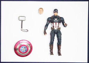 captain america with mjolnir marvel legends