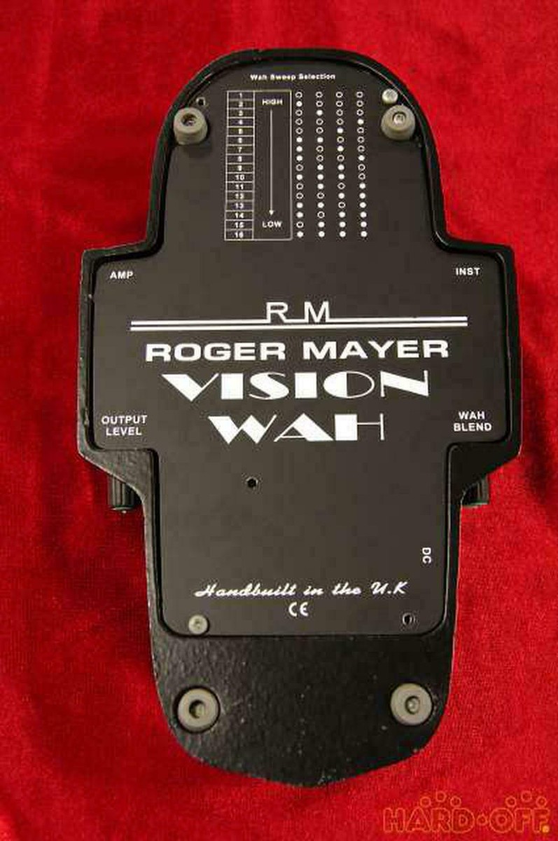Roger Mayer VISION WAH Guitar Effect Pedal Good Condition From