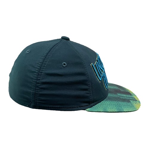 Under Armour Youth S/M Fitted Hat Cap Blue Green Stretch Embroidered - Picture 3 of 11