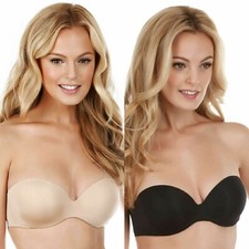 NWT Felina Body Luxe Seamless Strapless Bra 150671 Various Sizes Colors N/S