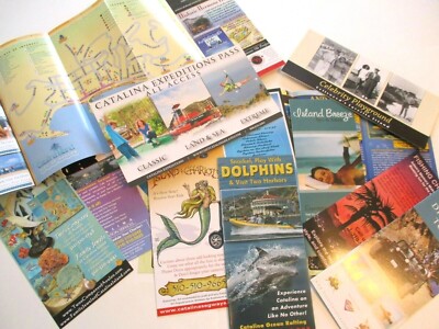 CATALINA ISLAND 15 NEW BROCHURES 2010 - 2012 MAPS ATTRACTIONS INFO DETAILS #A