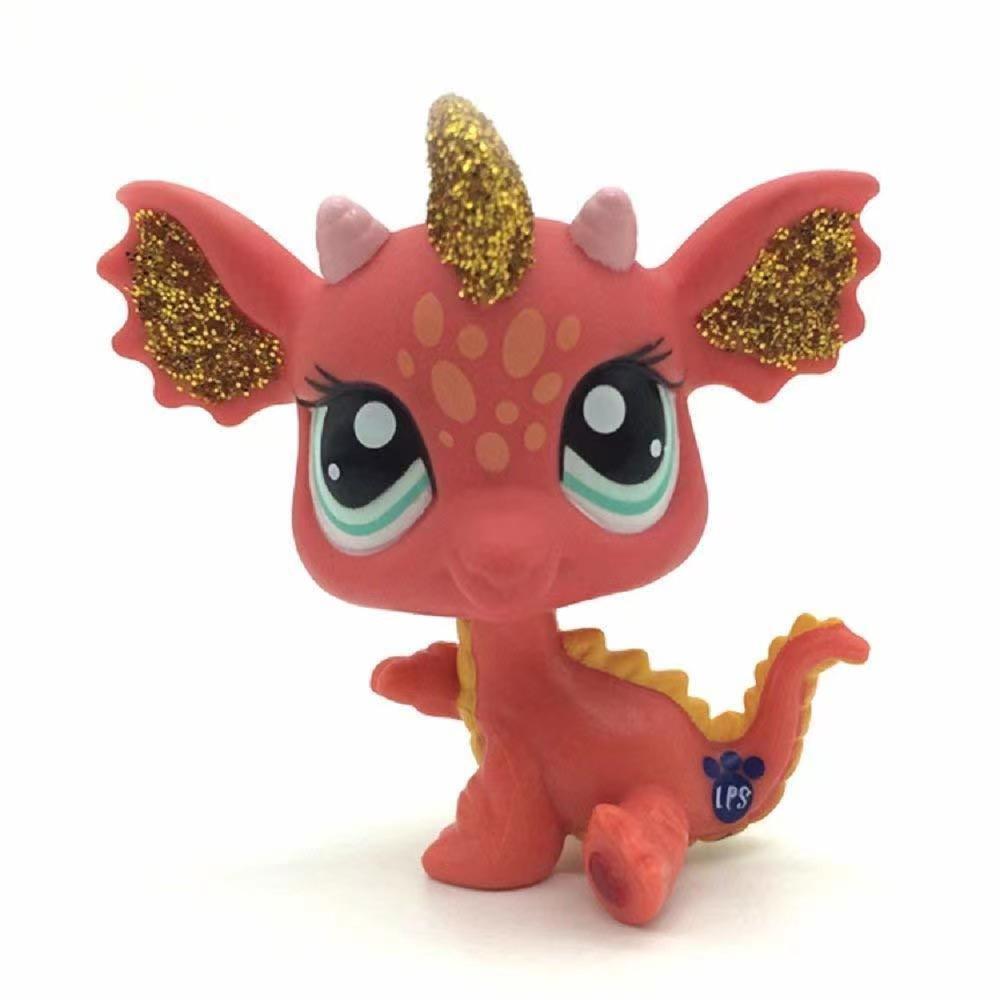LPS LITTLEST PET Shop Pink Sparkle Glitter Dragon #2663 EUR 22,96 - FR