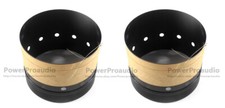 2 pcs of 76mm 3' inch black aluminous bass loudspeaker woofer speaker voice coil