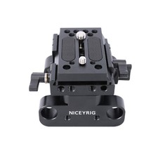 Niceyrig Manfrotto Baseplate Lifting Adjustable with 15mm Rod Clamp Base Plate