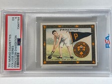 PSA 5 EX 1910-11 T51 MURAD COLLEGE SERIES PRINCETON 2ND EDITION TOBACCO CARD