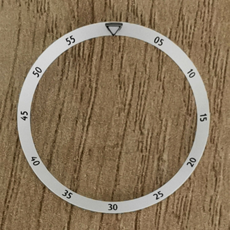 White Circle With Black Letters