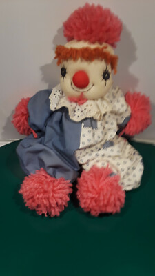 Vintage Cloth Rag Doll 15'' High - Possible Hand made