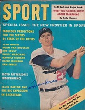 Frank Howard SIGNED ORIGINAL SPORT APRIL 1961 MAGAZINE RARE PROOF AUTOGRAPH ROY