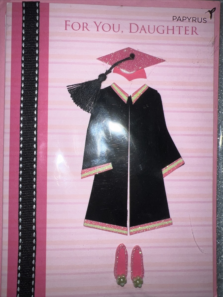 Papyrus 3D Adorable Daughter Graduation Card Papyrus 3D Adorable Daughter Graduation Card