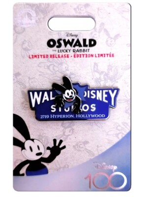Oswald 100 Cast Member Pin Walt Disney Studios
