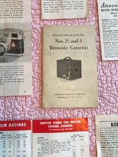 Vintage Camera Manuals KODAK BROWNIE Retina LEICA ANSCO Instruction Booklets LOT