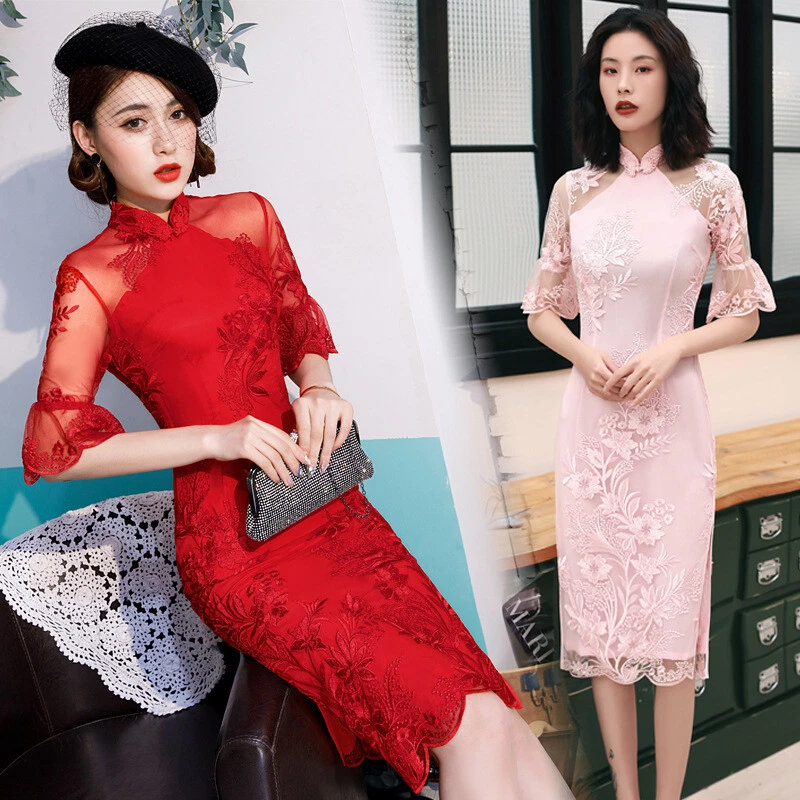 Knee length 2025 lace dress