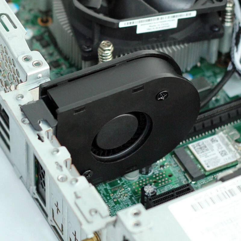 Low Profile PC Internal Fan PCIe GPU Air Exhaust Cooler 3pin 4pin Power 3000rpm - Image 3 of 4