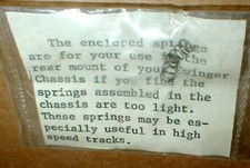  1 Pair of Heavier DynaFlex Springs by Dynamic Models 1/24 Vintage Original NOS