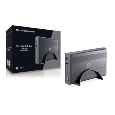 Conceptronic 3.5'' HDD/SSD Gehäuse USB 3.0 SATA I-III Aluminium extern