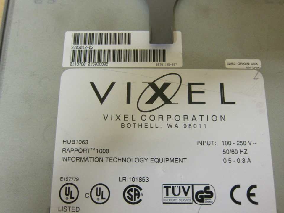 Sun Microsystems / Vixel Rapport 1000, HUB1063 GBIC Module Hub Switch W/ 4 GBICs - Image 4 of 4