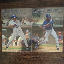 Fleer 1997 Fleer Metal MLB Baseball 4-Card Lot Vladimir Guerrero Chris Widger