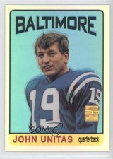 2000 Topps Chrome Johnny Unitas Refractor Reprints Johnny Unitas #R9 HOF 7tj