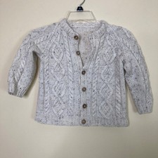 Fair Isle Childrens Cardigan Sweater Wool Cab...
