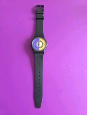 Vintage 80s/90s Sun & Moon FedEX Promotional Plastic Watch Untested Rare HTF