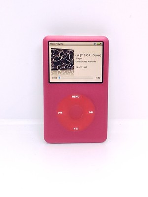  REFURBISHED Apple iPod 7th Gen Red -(Thin  160GB),  New Battery , Front  Back .