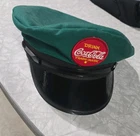 Vintage Coca Cola Delivery Driver Hat Cap Uniform Coke Soda Advertising