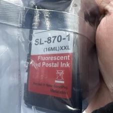 SL-870-1 Replacement Red Fluorescent Ink for SendPro Mailstation- New Sealed