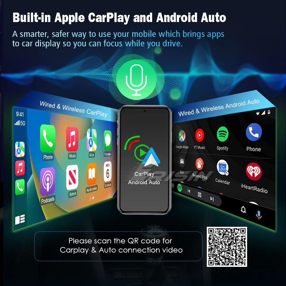 10.25" 8-Core 64GB Android 14 Autoradio GPS CarPlay DAB+ DSP Audi A4/A5/B8/S4/S5 - Immagine 4 di 4