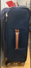 Solite Emma 20" Carry-On Expandable Quilted Spinner Upright Blue/Tan — photo 4