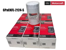 Pack of 6 OEM Genuine FL-2051S/2124S Oil Filter Ford Powerstroke Diesel 6.7L