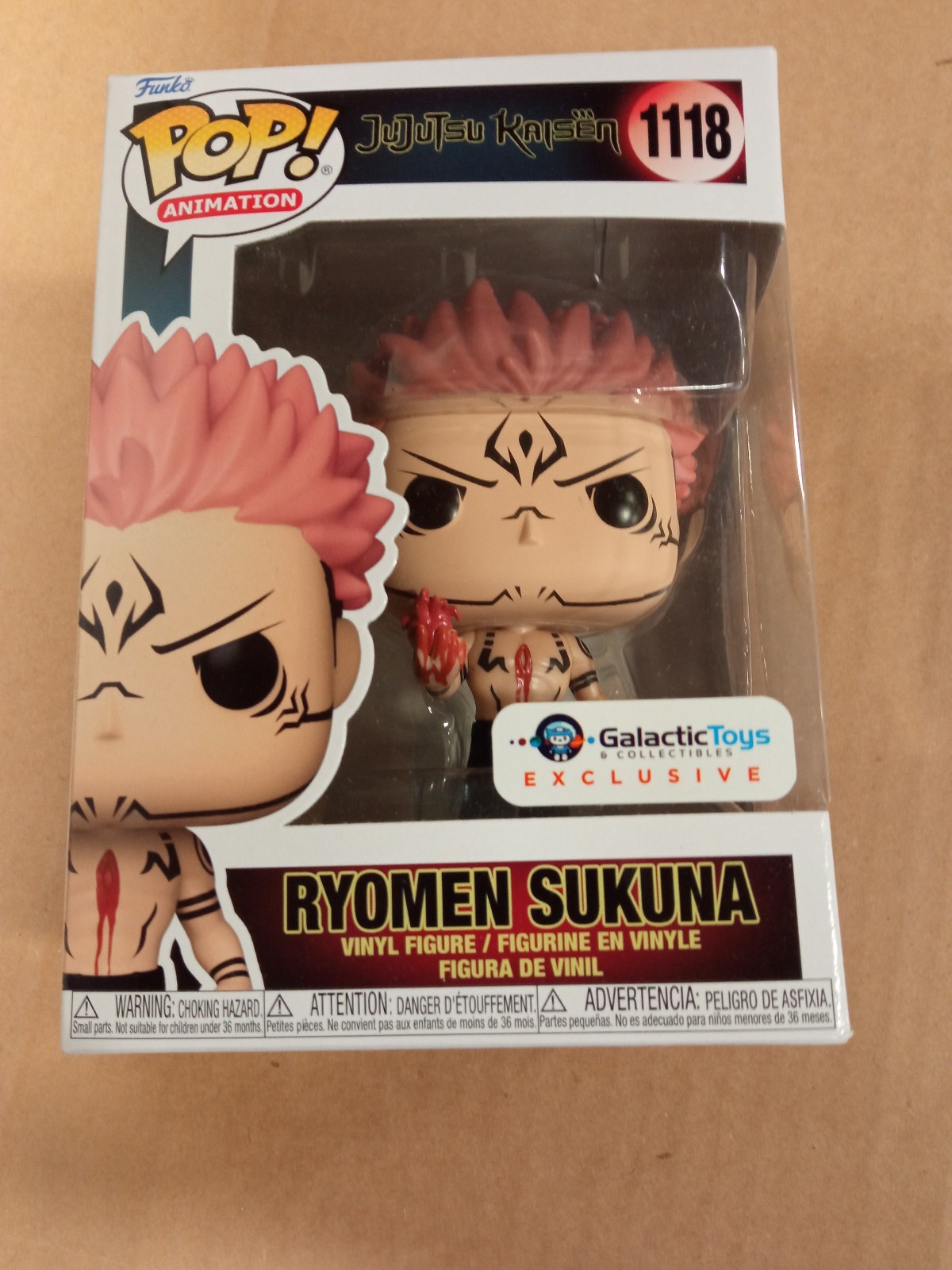 Funko Pop! Jujutsu Kaisen 1118 Ryomen Sukuna