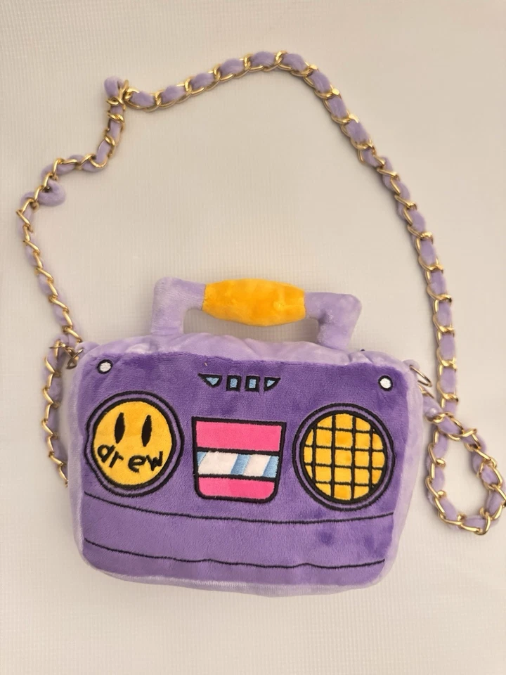 Raro Monedero Drewhouse X Justin Bieber Boombox Púrpura Exclusivo de Tailandia Foto 2 de 4