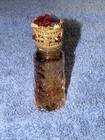 Czechoslovakia Vintage / Antique Perfume Bottle Red Jewels With Beautiful Detail — photo 2