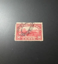 U.S. Scott #Q10 Dairying 1913 50¢ Back of Book/Parcel Post Used NG HR VF