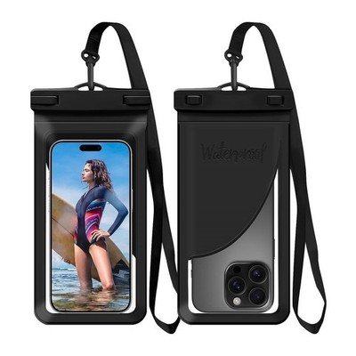 Bolsa impermeable para teléfono con bolsillo interior para tarjetas