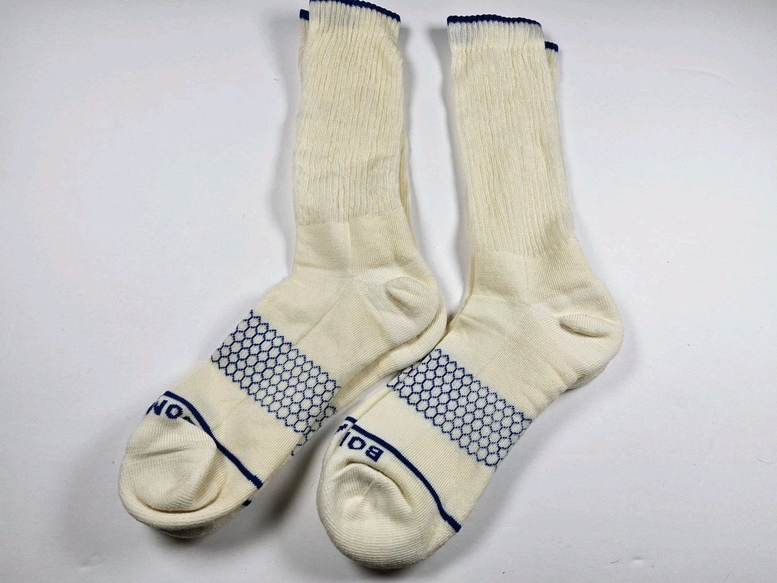 Bombas Merino Wool Lot Of 2 Pairs Calf Socks Size L (FLAWED)