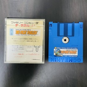 Famicom Grand Prix ll 3D Hot Rally Nintendo Disk System 1988 Racing Retro