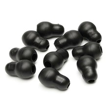 10Pcs Silicone Black Soft Eartips Earplug Earpieces For Littmann Stethoscope C