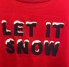 Members Mark Pajamas Christmas Holiday Family Sleep Let It Snow Mens Size Large