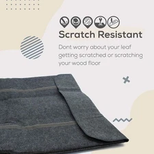 Feltectors Dining Table Leaf Storage Bag Ultra Soft and 14 x 50, 2 Pack Grey